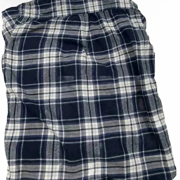 Men’s Croft And Barrow Blue Flannel Size Medium - Picture 5 of 5